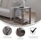 Flash Furniture 17.5 W, 17.5 L, 22 H, Engineered Wood, Gray Wash ZG-036-GY-GG - alternate 9